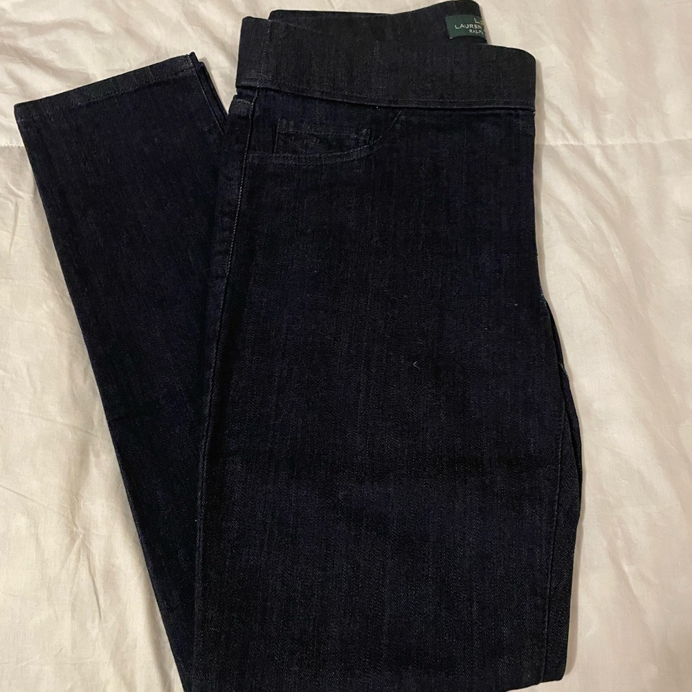 Like new two-tone Crosby straight leg pants- size 6 - Picture 8 of 8